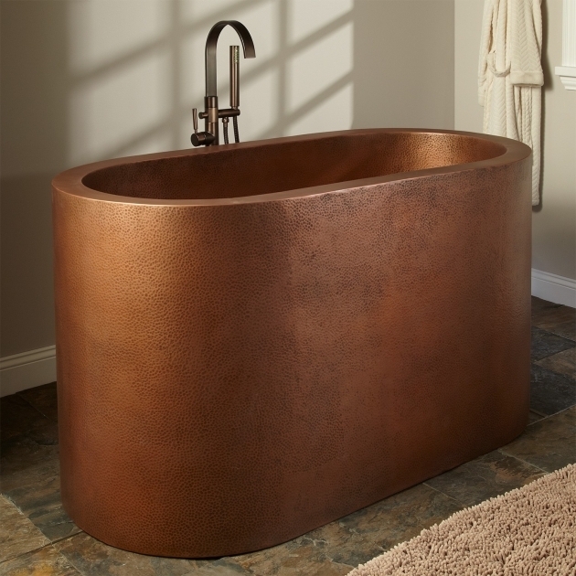 Alluring Copper Soaking Tub 60 Watson Double Wall Copper Soaking Tub Bathroom