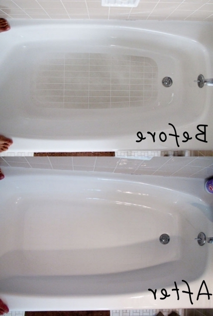 Alluring How To Clean The Bathtub How To Clean The Bathtub Slip Resistant Bottom Looks Like New