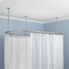 Shower Curtain Rod For Clawfoot Tub