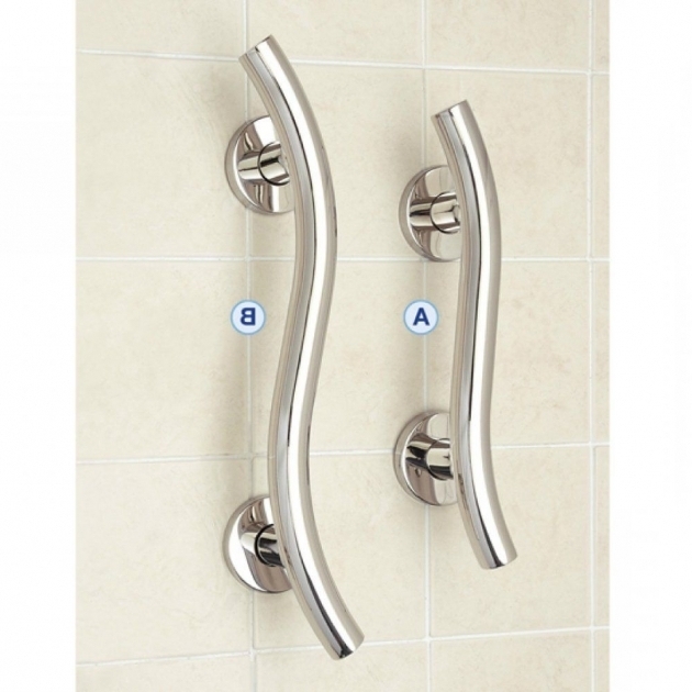 Inspiring Bathtub Support Bars Details About Curved Grab Rail Luxury Finish Support Handle