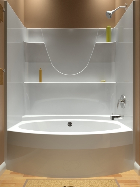 Alluring One Piece Bathtub Shower Combo Tub And Shower One Piece