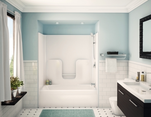 Awesome One Piece Bathtub Shower Combo Bathtub Picture Urevoo