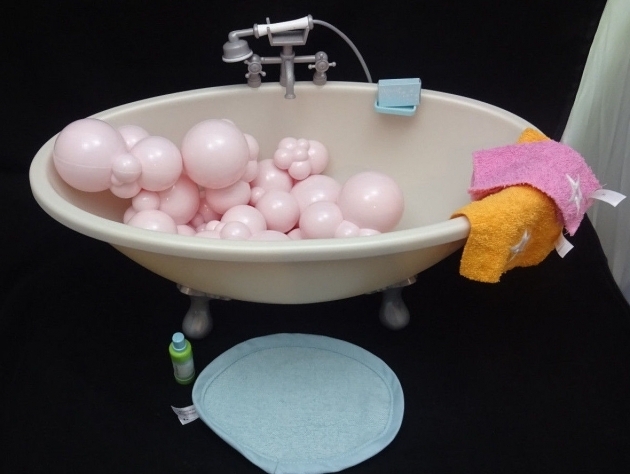 Incredible 18 Inch Doll Bathtub American Girl Doll Bubble Bath Tub Gray Footed For 18 Doll Bath