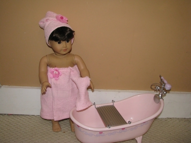 Inspiring 18 Inch Doll Bathtub Karen Mom Of Threes Craft Blog Bath Time Outfit For American