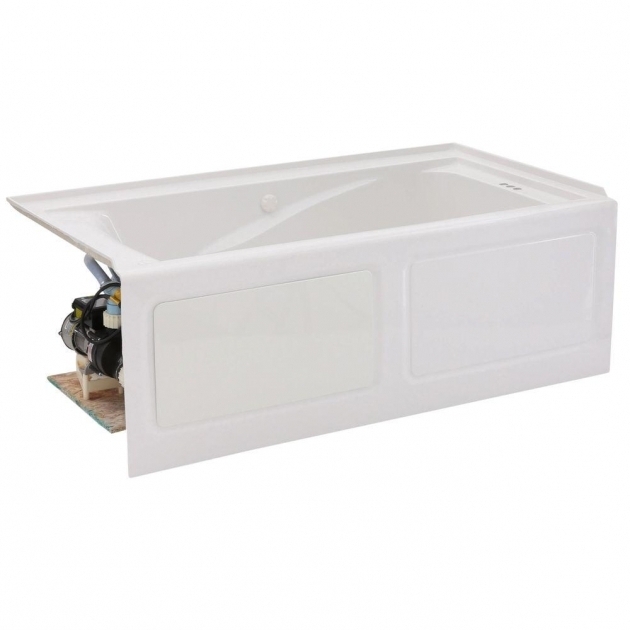 Remarkable Alcove Whirlpool Tub American Standard Everclean 5 Ft X 32 In Left Drain Whirlpool