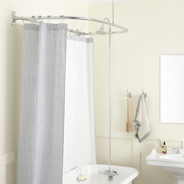 Stylish Clawfoot Tub Shower Conversion Kit Clawfoot Tub Shower Conversion Kit D Style Shower Ring