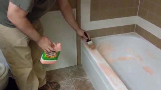 Awesome How To Paint A Bathtub Remove Epoxy Paint From Bathtub With Citristrip Youtube