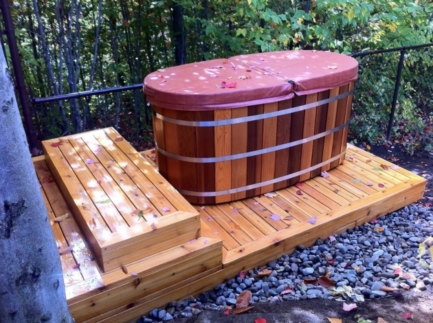 Awesome Outdoor Soaking Tub Wooden Bathtubs Nifty Homestead