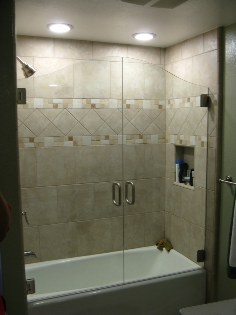 Inspiring Half Glass Shower Door For Bathtub Glass Shower Door For Bathtub Icsdri