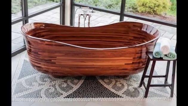 Remarkable Wooden Bathtub Plans Custom Wood Bathtub Youtube