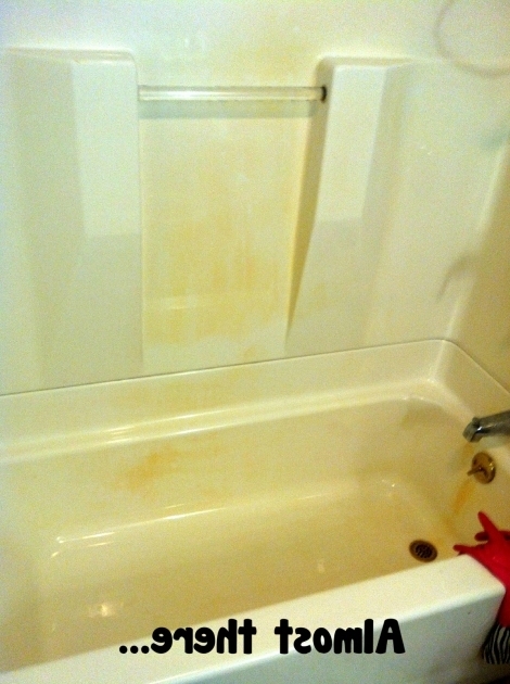 Awesome How To Remove Rust From Bathtub My Homemade Happiness Nasty Rusted Bathtub Before After