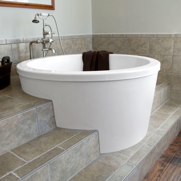 Image of 48 Inch Soaking Tub Modern Soaking Tubs