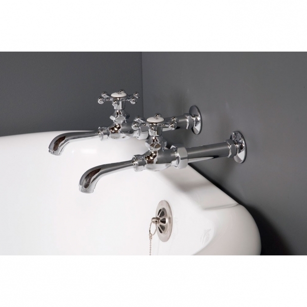 Picture of Faucets For Clawfoot Tubs Strom Plumbing Bathroom Wall Mount Clawfoot Tub Faucet With Holder