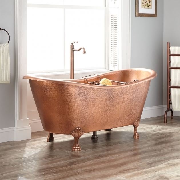 Beautiful Copper Clawfoot Tub Josette Copper Double Slipper Clawfoot Tub Bathroom