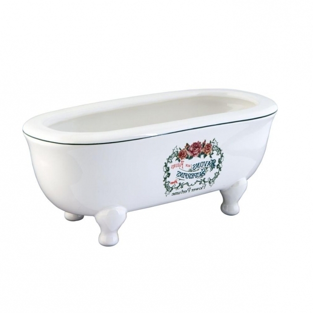 Stunning Clawfoot Tub Soap Dish Savons Aux Fleurs Double Ended Claw Foot Tub Soap Dish In White